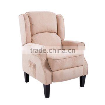 HomCom Heated Vibrating Suede Massage Recliner Sofa photo-2