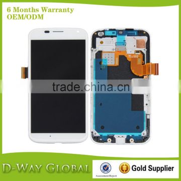 High Quality Replacement With Frame LCD For Motorola Moto X XT1032 XT1033 LCD Touch Screen