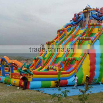 Hola spiderman inflatable slide/giant inflatable slide/giant inflatable slide for sale