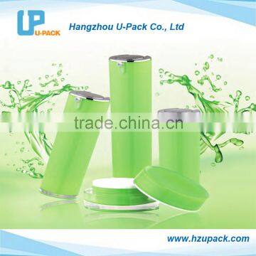 Round Shape Acrylic Lotion Bottles Plastic Cosmetic Packaging