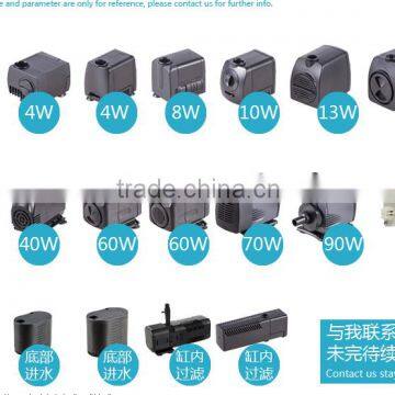 Wholesale mini - submersible water pump fountain bonsai fish tank function small submersible pumps 2w 3 w 4w 5w 6w 7w -20w