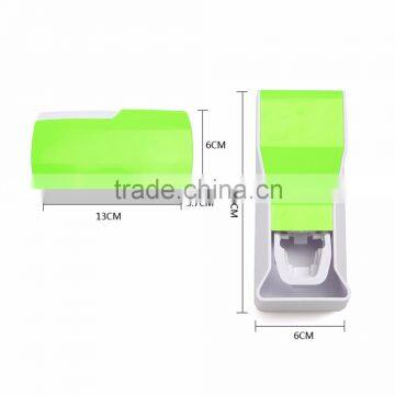 Cosylife Wall Mounted/Dustproof Kid'sToothpaste Dispenser Toothbrush Holder Toothpaste Squeezer 5 Toothbrush Holders With Cover photo-2