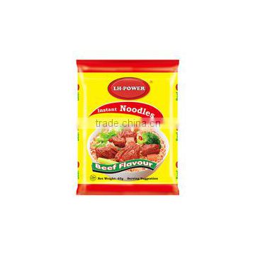 Yummy Excellent 65g LH-POWER Beef Instant Noodle