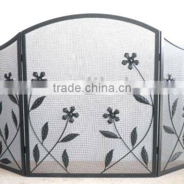 3 fold Fireplace screen