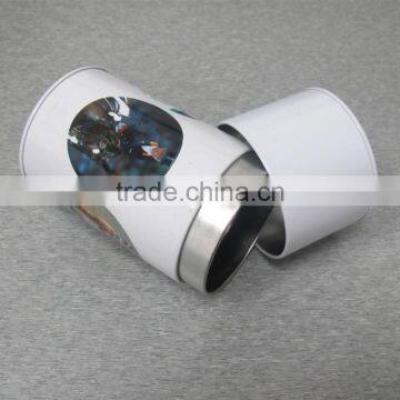 round fashion tin can for tea Guangdong wholesale tea/coffee storage metal can