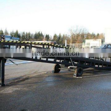 mobile hydarulic yard ramp loading ramp