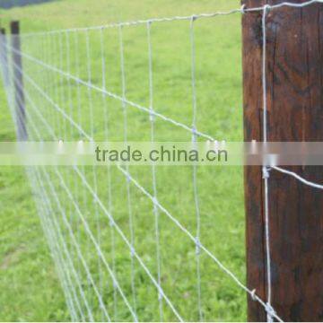 Hot Dipped Galvanized Corrosion Resistant cattle fencing and hinge joint field fence (Factory Price ISO9001-2008)