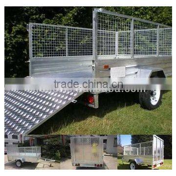 Aluminum ramp trailer / utility farm Dump trailer / Cage car trailer