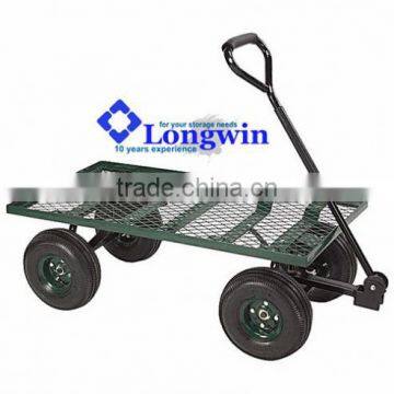 Gardening trolley wagon hand pull trolley