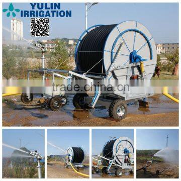 High Efficient Energy-saving Water Turbine Hose Reel Boom Irrigation /Whatsapp:0086-13604256547
