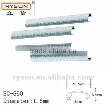 pneumatic staples C ring hog ring nails for spring mattress manufacture