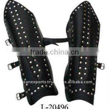 Manufacturer of Leather leg Guard / Medieval leg Guard / Armor Leg Guard