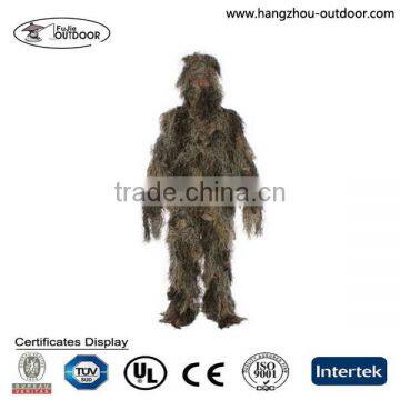 New Ghillie Suit M/L or XL/XXL Camo Woodland Camouflage Forest Hunting 4-Piece + Bag