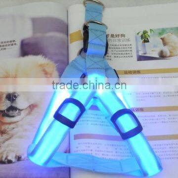 Pet collar making supplies led dog harness, flashing dog leash