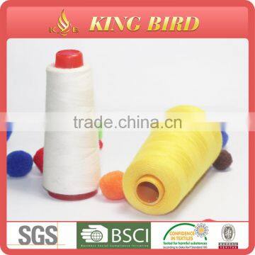 Fire Retardant 100% Polyester Colored Spun Yarn