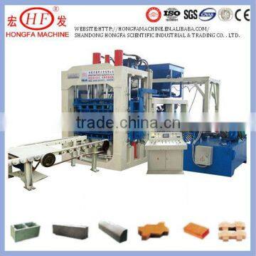 Russian QT6-15C block machine,flyash brick making machine,automatic block making machine,hydraulic brick machinery