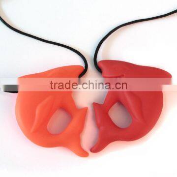 Pacifier Clips Soft on Babies Gums BPA Free Teething Pendant Necklace photo-5