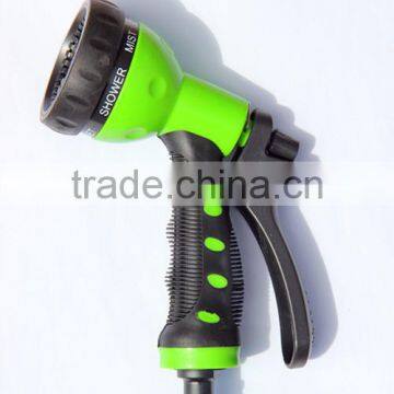 high quality china supplier 8 function spary garden water gun
