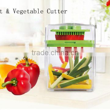 Chop Magic Shredder hand kitchen fruit cutter and vegetable shredding dividers