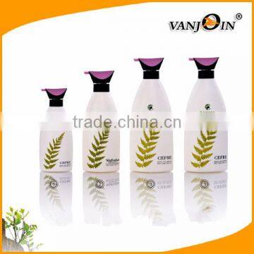 250ml 500ml 700ml Plastic Cosmetic Container, Customized Printing Hair Bottle Oil With Pump photo-2