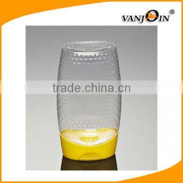 300ml Plastic Cap Clear Round PET Cosmetic Plastic Jars photo-3