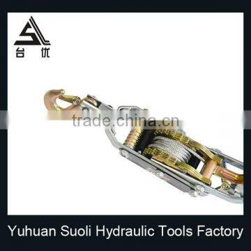 Manufacturing 4T Portable Cable Puller With Double Gear Triple Hook photo-5
