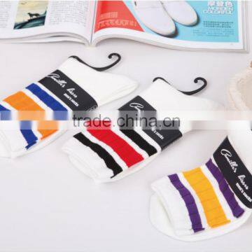 China custom man sock manufacturer,cotton skateboard sock