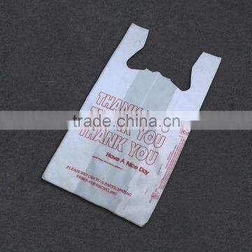 Supermarket Custom Biodegradable Transparent pe Ldpe Hdpe Packaging T-shirt Shopping Plastic Bag photo-4