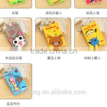 Promotional Lovely Various Cartoon Types Eco-friendly Soft Silicone Credit Card Holder photo-2