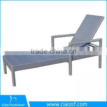Hot Selling Rattan Wicker Sun Lounger photo-5