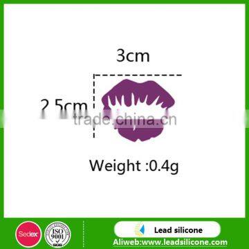 Promotional Party Love Kiss Silicone Wine Glass Markers, Silicone Wine Drink Glass Marker photo-3