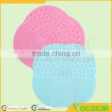 Cosmetic Brush Cleaning Tool Suction Cup Pad Silicone Makeup Brush Cleaner photo-2