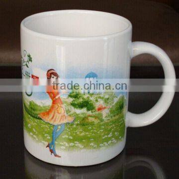 11oz mark mug with printing round ceramic mug with printing printed round porcelain mug with handle