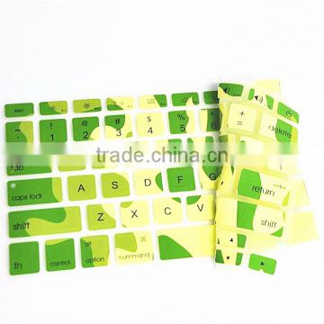 Army Camouflage environment friendly factory price silicone keyboard cover for MacBook Pro