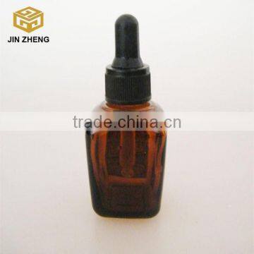 40ml mini amber essential oil bottle with child-proof cap