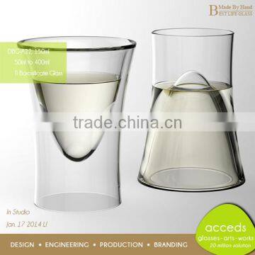 Lead Free Double Wall Highest Pyrex Fancy Drinking Wine Glass photo-4