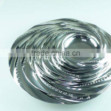 Best Selling Products Multi Size Stainless Steel Plates Dishes, Round Plate Design photo-2