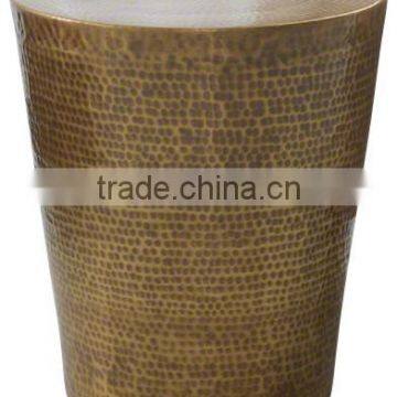 Copper Hammered Side Table photo-2