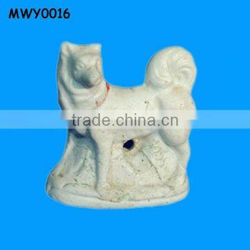 White Spitz With Red Collar Ceramics Wholesale