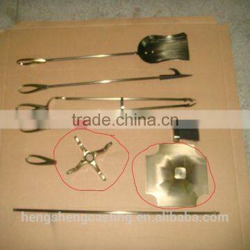 Cheap Antique Brass Modern Cast Iron Fireplace Tools / Fireplace Accessory photo-3