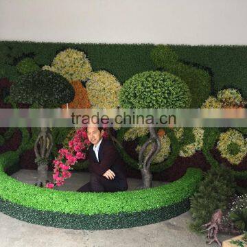 Milan Grass Wall Greenery Fake Assorted Plant Wall photo-3