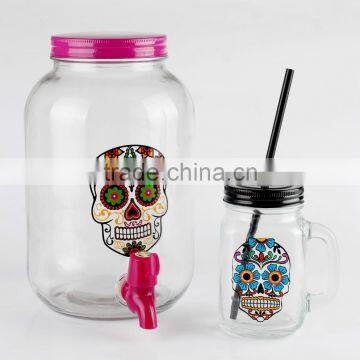 Skull Style Glass Dispenser,5L Dispenser photo-2