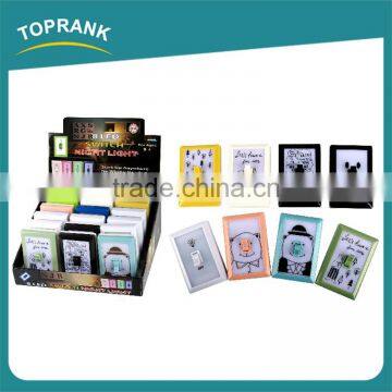 Toprank Walmart Supplier Wholesale Modern Design Smile Electric Switch Socket Push Wall Led Light Switch