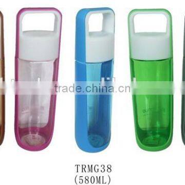 Hot sale 580ml BPA free Tritan material plastic colorful sports water bottle