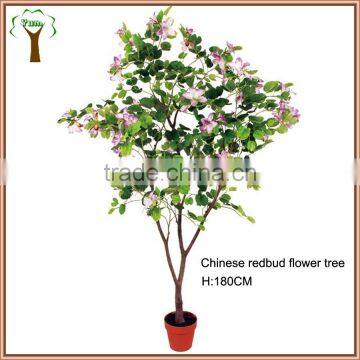 Artificial purple chinese redbud flowering tree