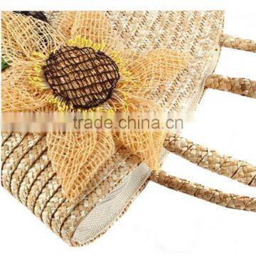 Wheat Straw Handmade Women Summer Straw Bag Wholesale photo-4
