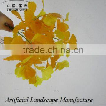 Artificial Gingko Leaves With Beautiful Yellow Color for Indoor Decoration photo-4