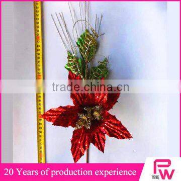 christmas wall hanging decorations glitter twigs christmas flowers for christmas market