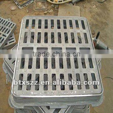 EN124 ductile and grey iron casting sewer trench drain grates