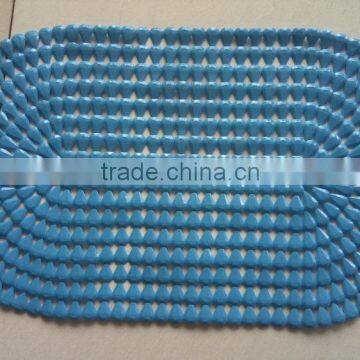 Top Grade Cross Texture Pvc Coil Baby Bath Mat photo-6